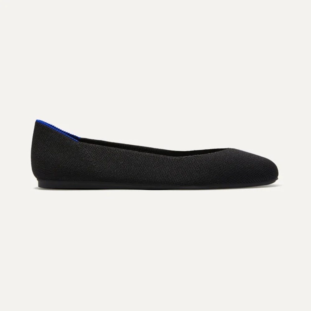 Rothys The Square Flat - Black - Picture 7 of 14